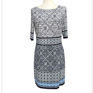ELIZA J Printed Sheath Dress
